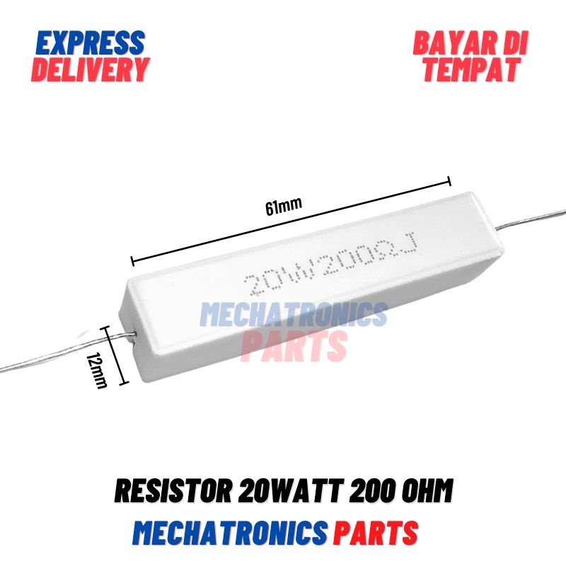 [PAS-9665] RESISTOR 20WATT 200OHM