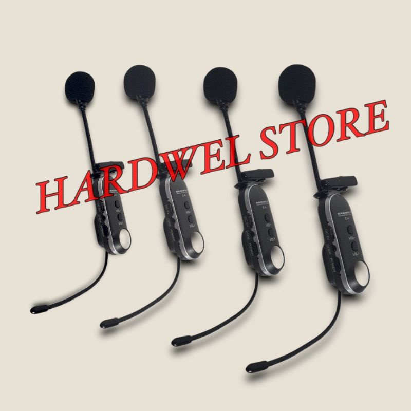 mic wireless Hardwell C-4 C 4 mic clip on