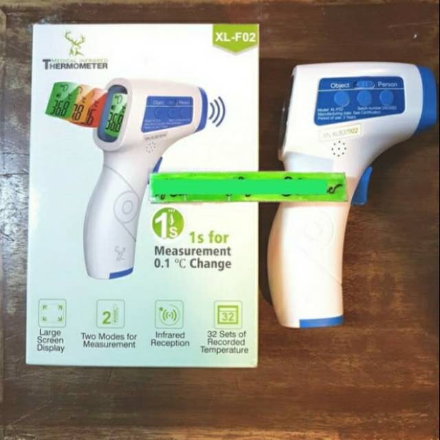 Termogan/Thermogun/Thermometer Infrared Suhu Badan XL-F02