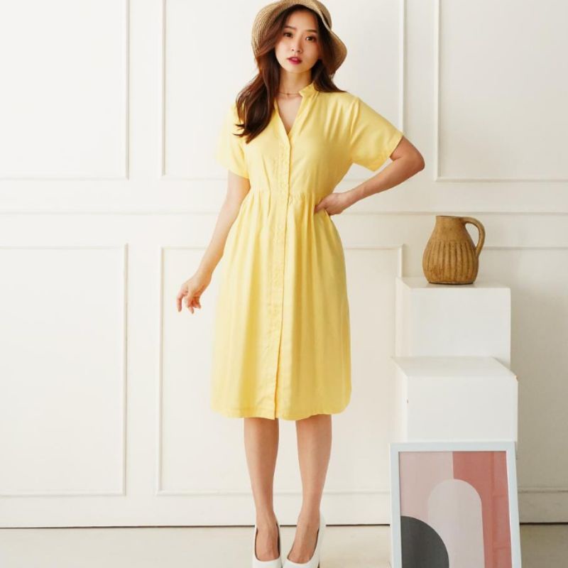 HB.FASHION SILLA DRESS - DRESS WANITA