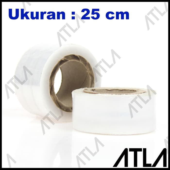 

Plastik Wrap 25 cm Wrapping Segel Packing Barang Bening 1 Roll OS025 - Ph738