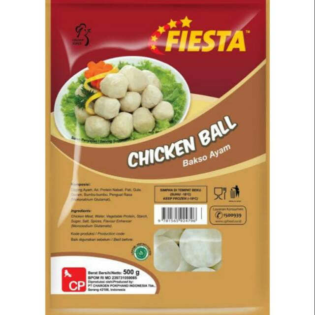 Fiesta Chicken Ball 500gr - Bakso Ayam