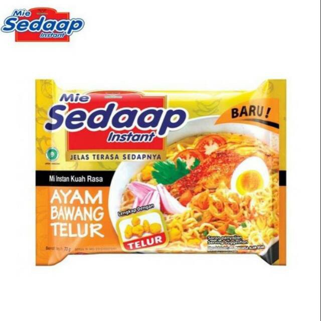 

MIE SEDAP Rasa ayam bawang telur 73 g isi 5 pcs