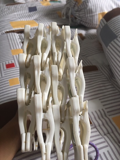 Hanger Jepit Plastik Anak 20 Cm Gantungan Baju Celana Model Bebek