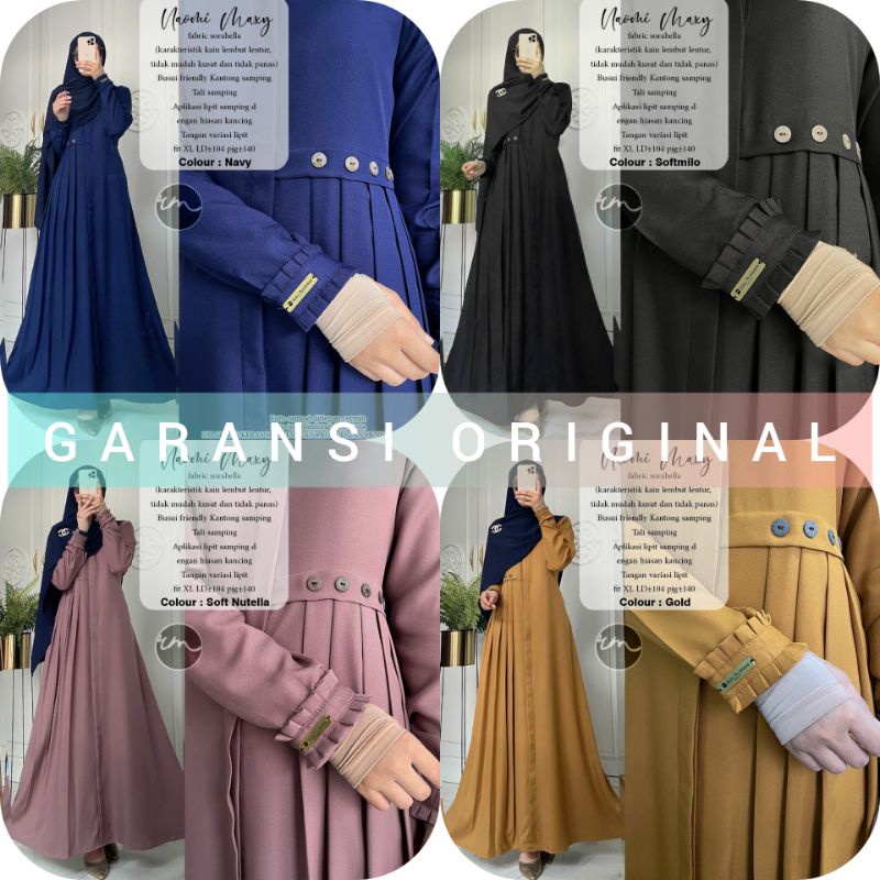 UPDATE STOK || NAOMI MAXY BY RATU || GAMIS DRESS TERBARU LEMBUT ADEM BUSUI POLOS MEWAH KEKINIAN ELEG