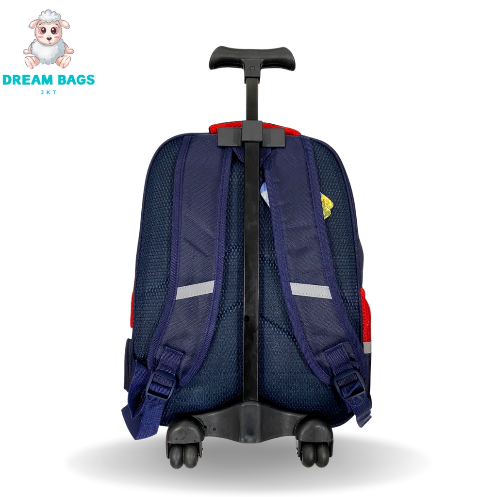 Ransel Troli Anak SD Capten  - Tas Troli Anak Laki Laki Karakter - Tas Trolley - Tas Troli Anak Cowok