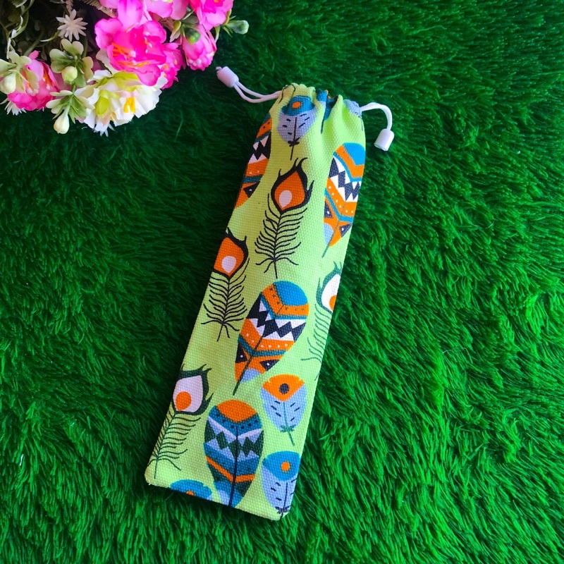 SOUVENIR POUCH SENDOK GARPU  | KANTUNG SERUT KANVAS | 7.22