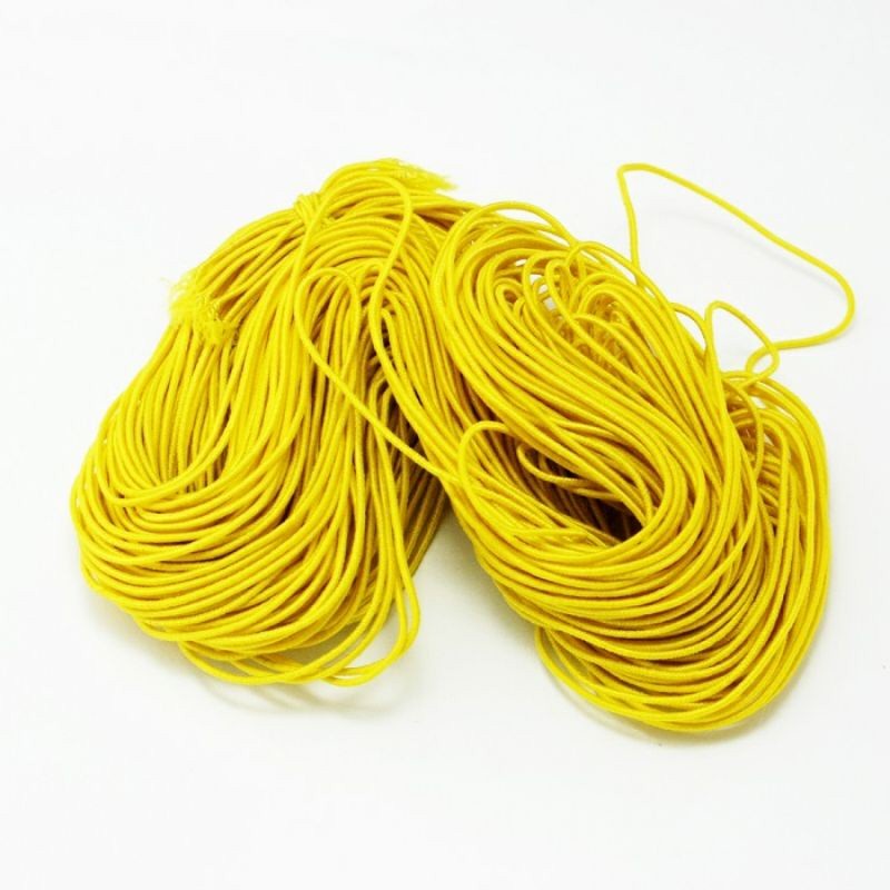 10 meter Tali Elastis 2.5mm Sengkelit Tali Karet String Strap Masker