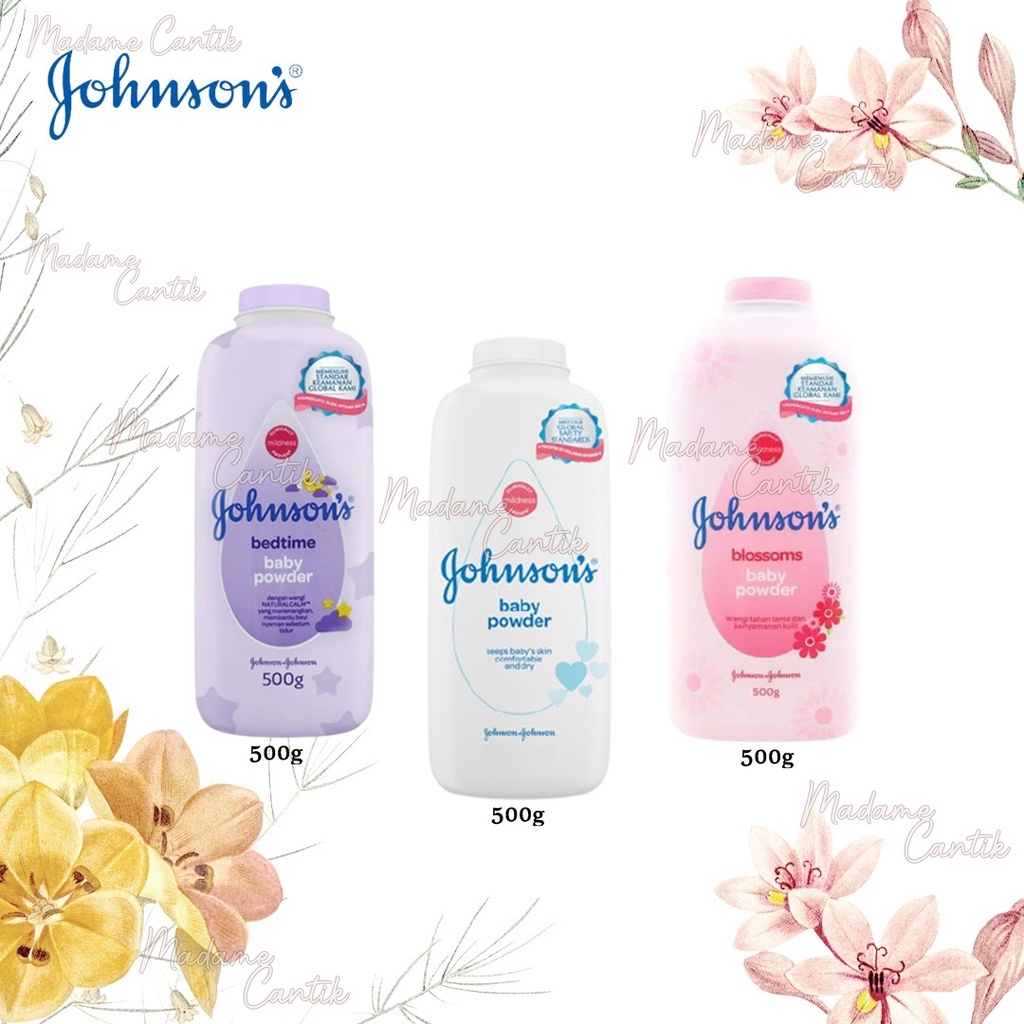 ✿ MADAME ✿ 500GR JOHNSON'S BABY POWDER - BEDAK TABUR BAYI JOHNSON BPOM