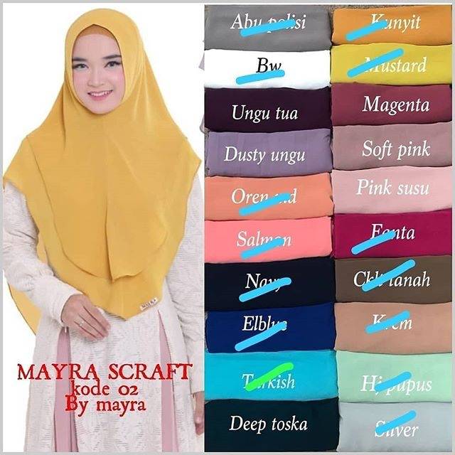 Khimar mayra scraft kode 02 by mayra