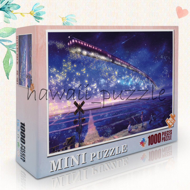 Mini Puzzle 1000 pcs Mainan Jigsaw Puzzle-STAR TRAIN