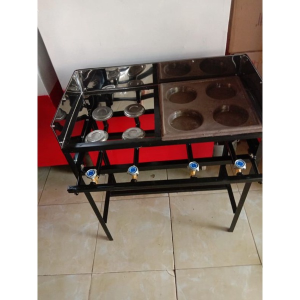 Kompor martabak mini gabung ples wajan martabak mini