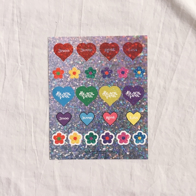 STICKER BLACKPINK 2021 SEASON GREETING SEASON'S GREETING JENNIE JISOO ROSE LISA PC