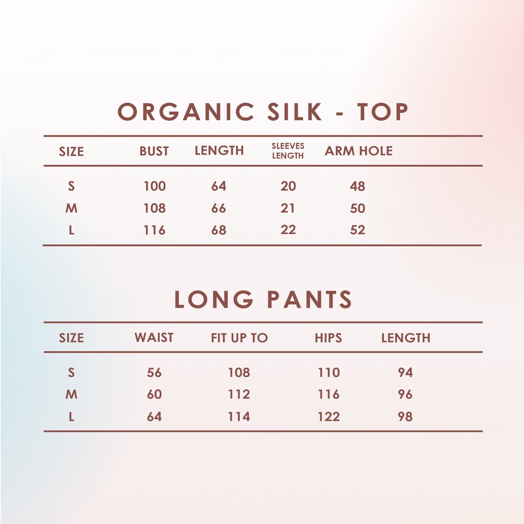 Cielyn - Percy Organic Silk Piyama Wanita Dewasa Set