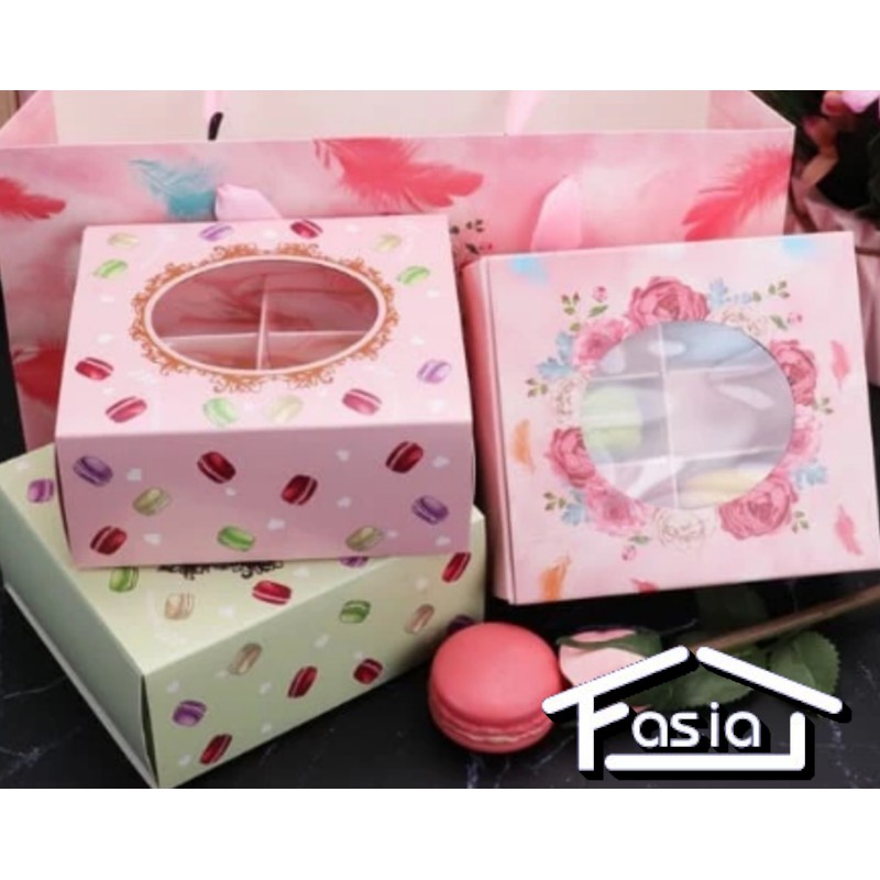 

FASIA - Makaron Box Coklat Box Kotak 3pcs
