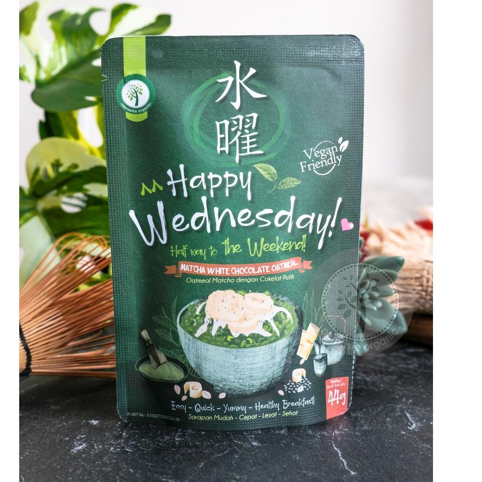 

kode Dd2D7-- HAPPY WEDNESDAY - MATCHA WHITE CHOCOLATE OATMEAL 44GR