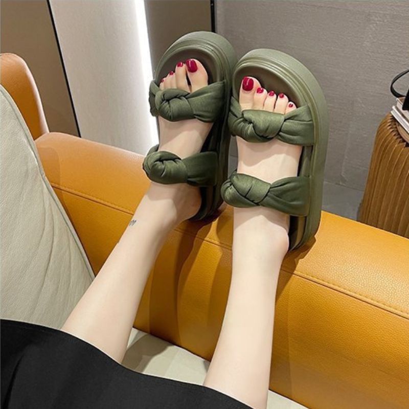 RYX - Comfy Knot Sandal Slip On Wanita Fashion Casual - Ori Import