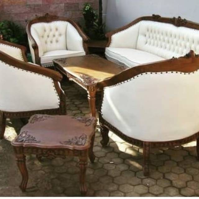 Kursi Sofa Tamu Garuda Kayu Jati Solid Jepara