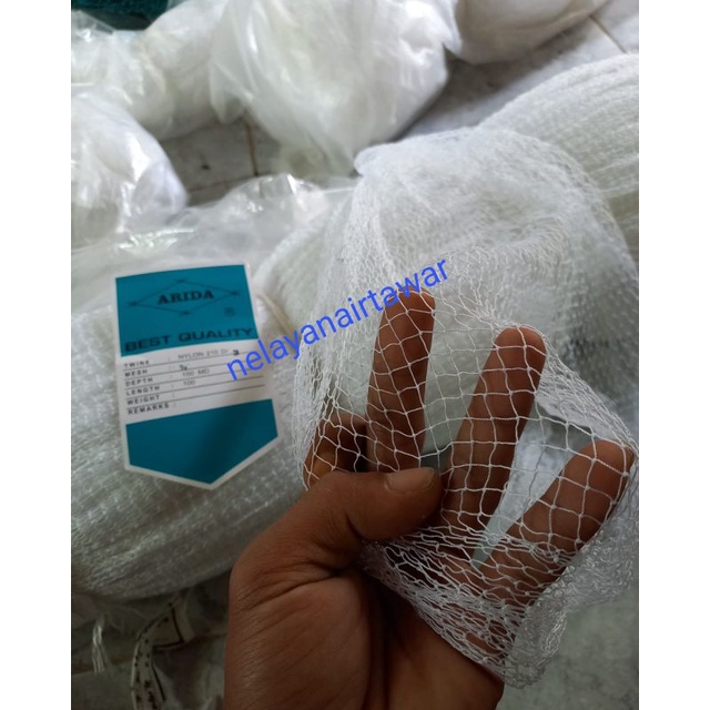 permeter jaring nilon 1/2 in d3  (1m x 100mata)