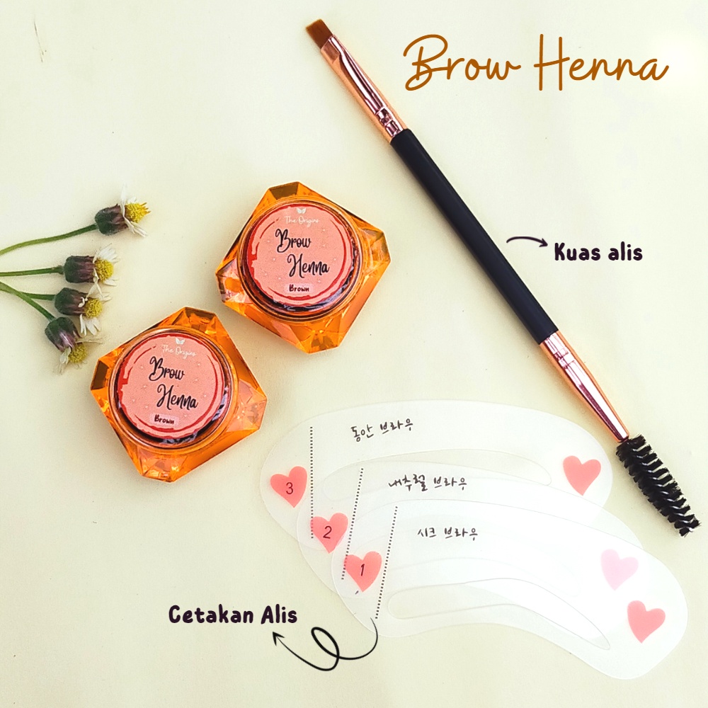 HENNA ALIS PREMIUM HENNA BROW HENA ALIS HALAL UNTUK SHOLAT HENNA ALIS TAHAN LAMA SULAM ALIS
