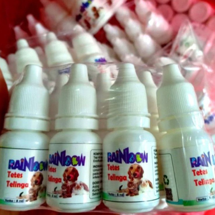 obat tetes telinga kucing anjing kelinci - rainbow obat radang telinga