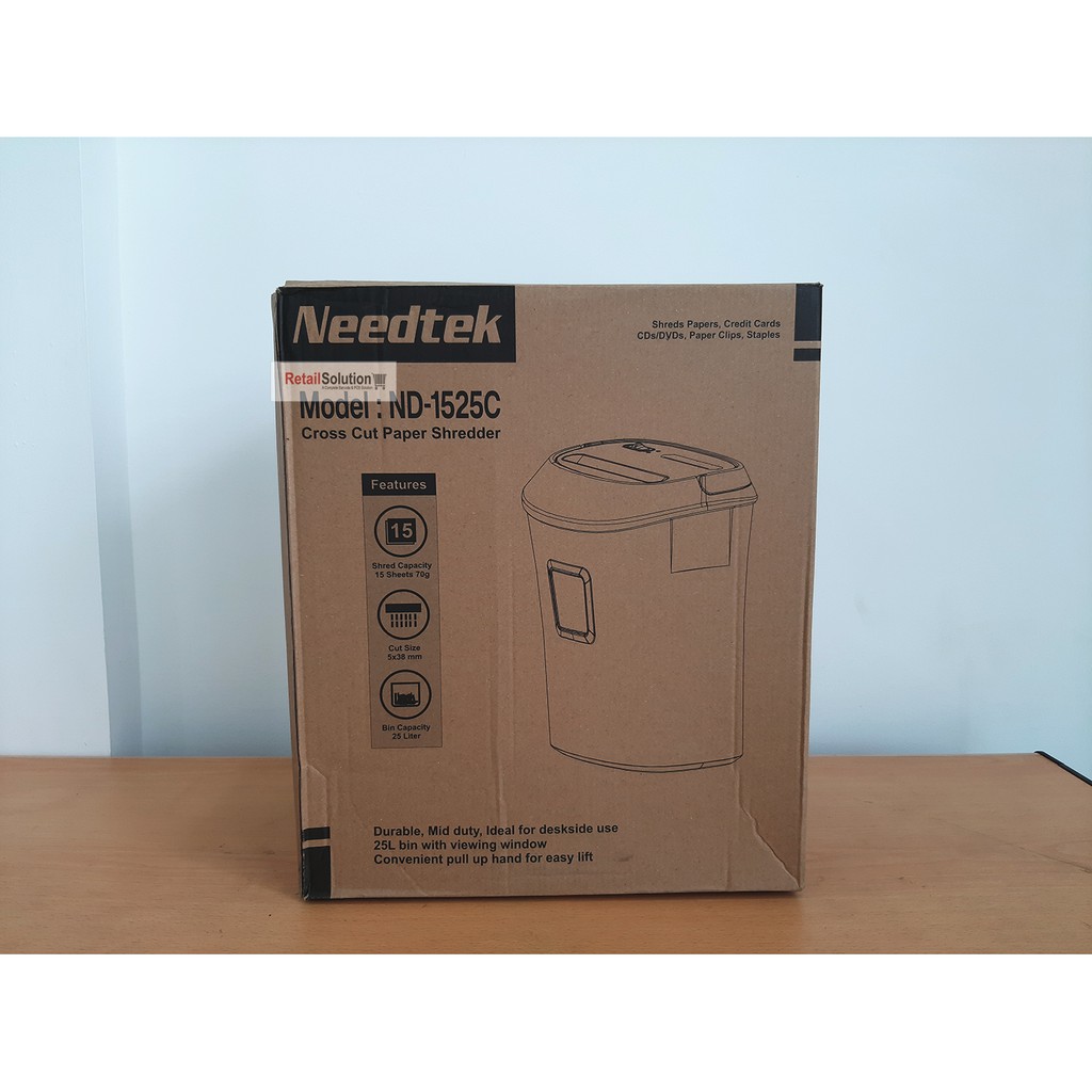 Paper Shredder Penghancur Kertas - Needtek ND-1525C / ND1525C / ND1525