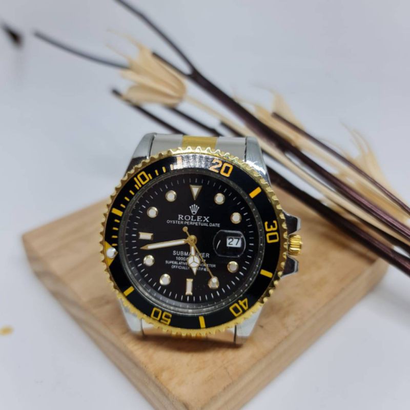 Jam Tangan Pria Rolex Submariner -kombisnasi Gold