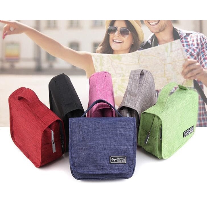 Korean Travel WASH BAG (Tas tempat ksometik dan perlengkapan mandi)