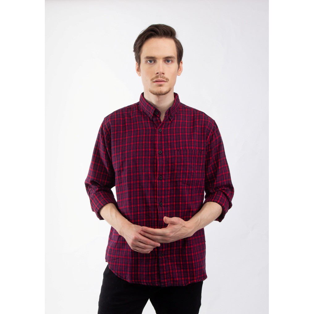 

Erigo Flannel Robbins Navy-Red