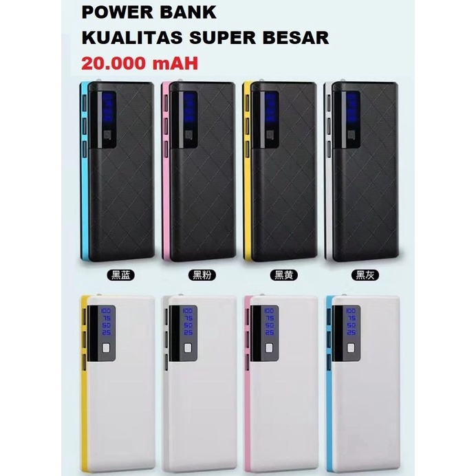 POWERBANK FAST CHARGING PENGIMPANAN BESAR 20.000 mAH - DIGITAL