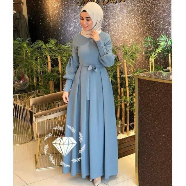 MAXY AUDY, MOSCREPE, GAMIS HIJAB MUSLIM, MAXY DRESS