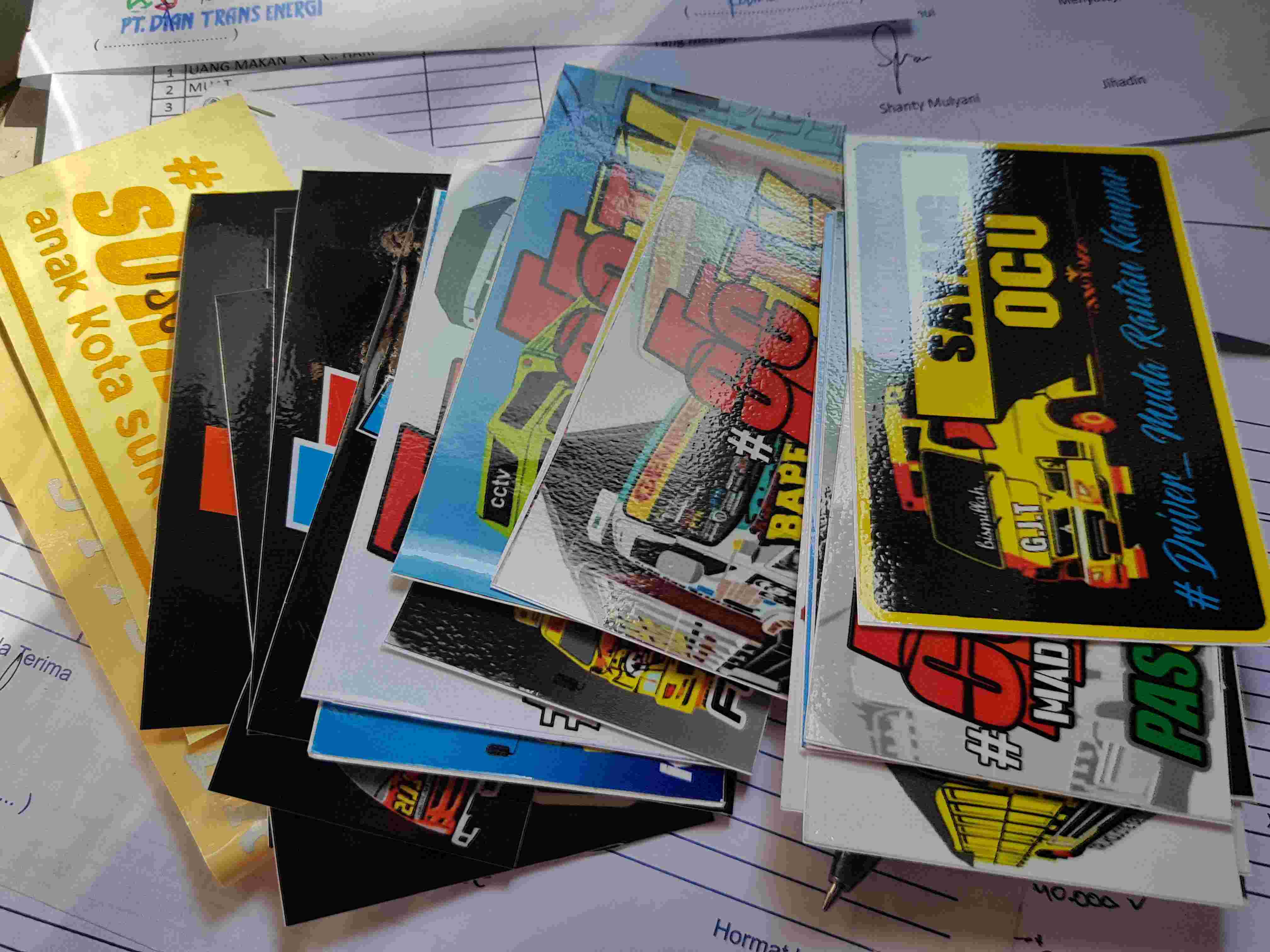 Stiker Sticker Sunblast Kaca