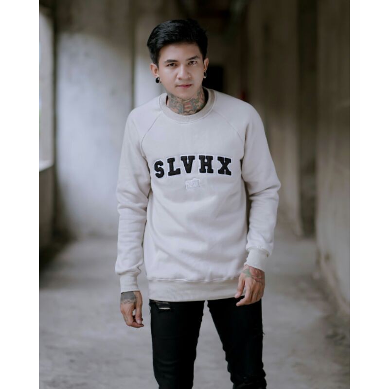 Crewneck Salviohexia Bordir Crewneck Salvio Hexia Crewneck Slvhx Twotone