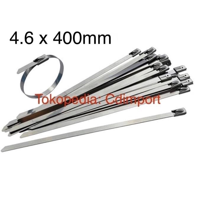 

Office & Stationery | Document Organizer | Stainless Cable Ties - Kabel Tis Stainless 4.6 X 400 Mm 40 Cm - 100Pcs | Best Seller