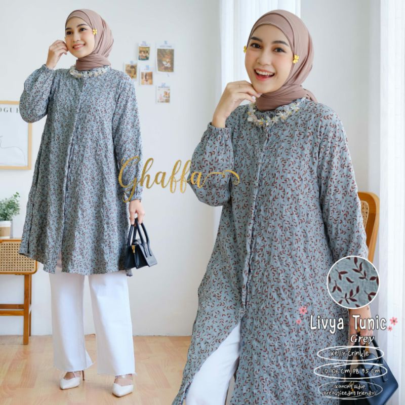 Livya Tunik Original By Ghaffa The Label 100% ORI