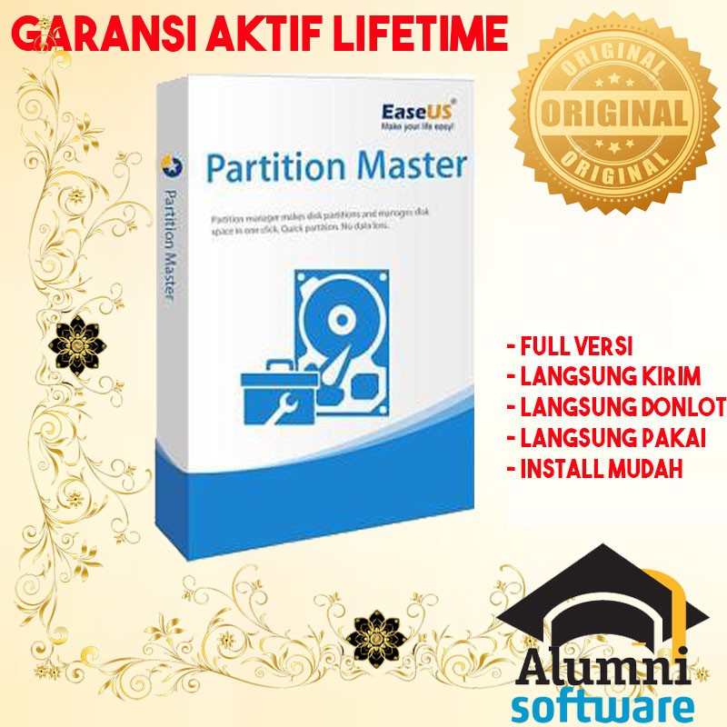 [FULL VERSION] EaseUS Partition Master 15 - GARANSI AKTIVASI