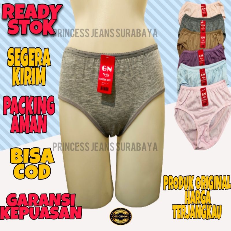 CD CELANA DALAM UNDERWEAR WANITA GOLDEN NICK perempuan dewasa remaja renda lusinan import sexy murah