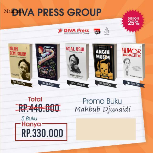 Promo Buku Mahbub Djunaidi