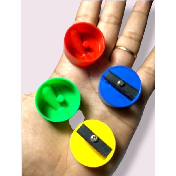 

100 pcs Serutan pensil bulat//Rautan pensil kecil