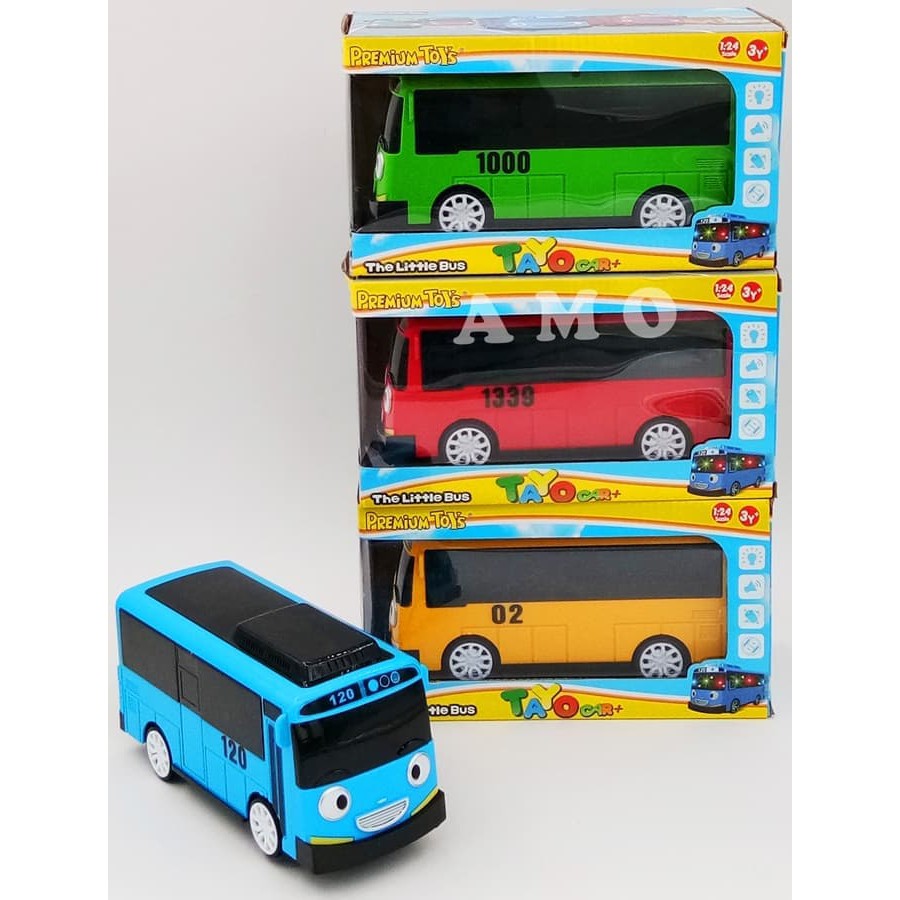 Mainan Anak Laki-laki 4 5 6 Tahun MOBIL BUS TAYO MUSIC LAMPU 17271 - KADO MAINAN ANAK COWO