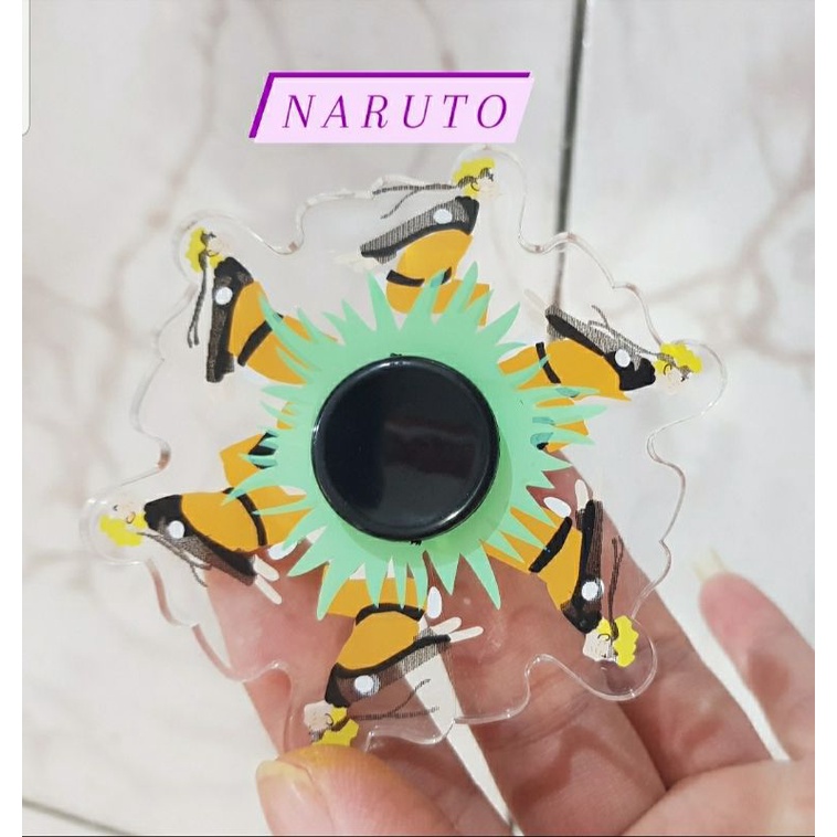 SPINER MOTIF KARAKTER / MAINAN ANAK HAND FIDGER /SPINER 3D KARAKTER -SASUKE