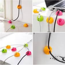 Penjepit Kabel Atau Clip Serbaguna untuk Kabel, Pen dll (isi 6pcs) cc 908