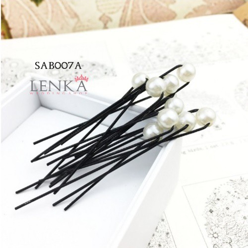 [PRODUK TERBATAS] BOBBY PIN MUTIARA JEPIT TUSUK WANITA AKSESORIS SANGGUL SAB007A