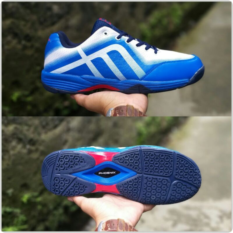 Sepatu badminton pria merk phoenix