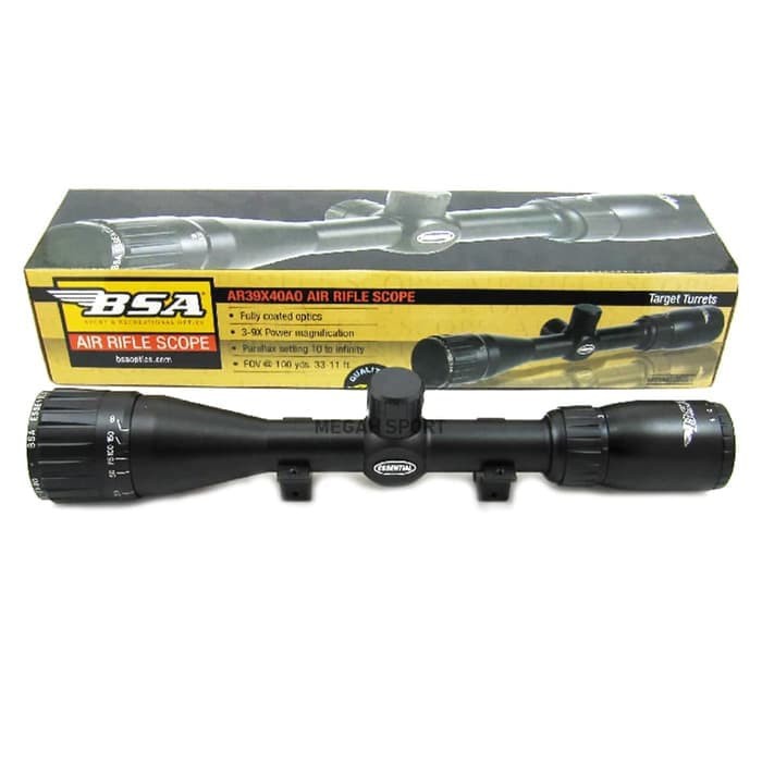 TELESKOP BSA ESSENTIAL 3 - 9 x 40 AO TC766
