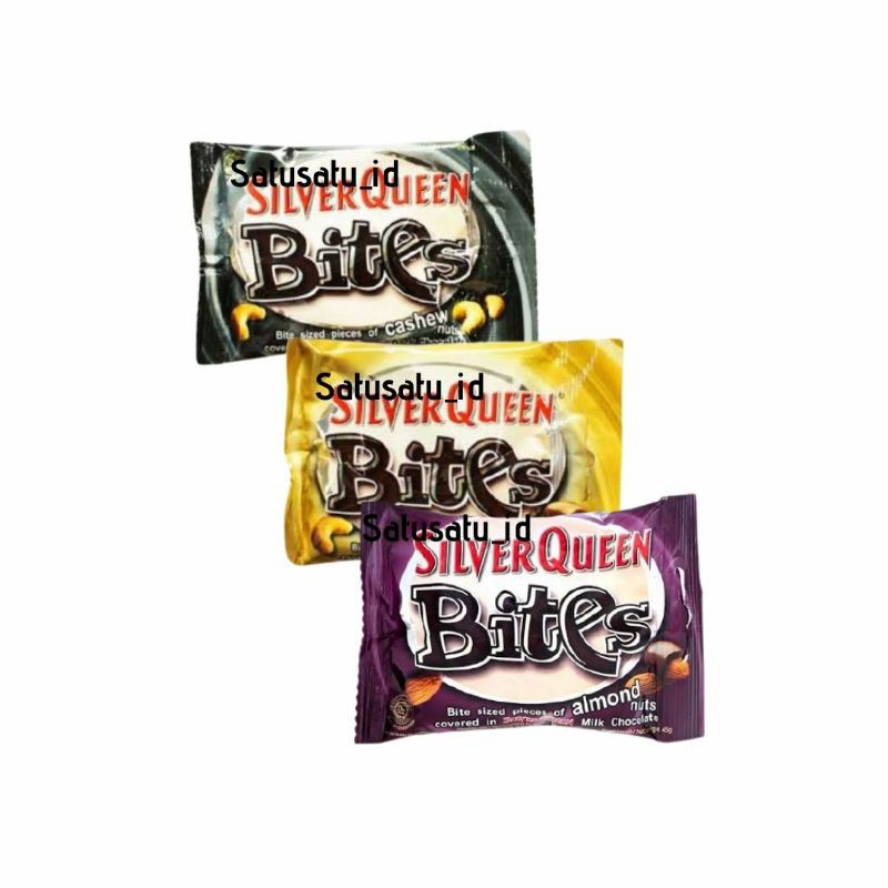 

Silverqueen Bites Cashew - Silverqueen Bites Almond - Silverqueen Dark