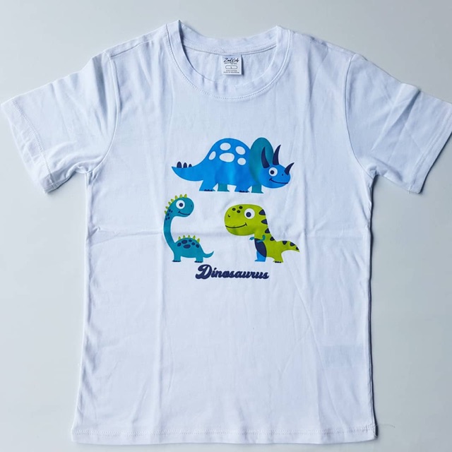 Kaos Dino Putih