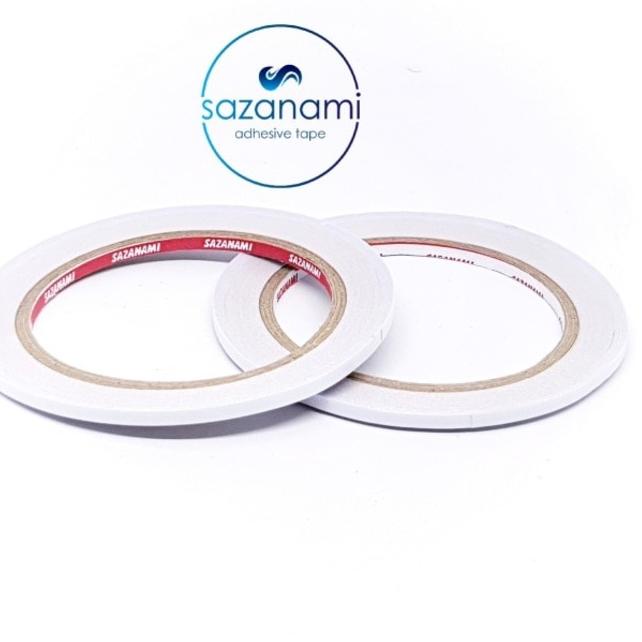 

Best Rating DOUBLE TAPE 8MM x 18 METER DOUBLETAPE KERTAS PUTIH SAZANAMI ISI 35ROLL