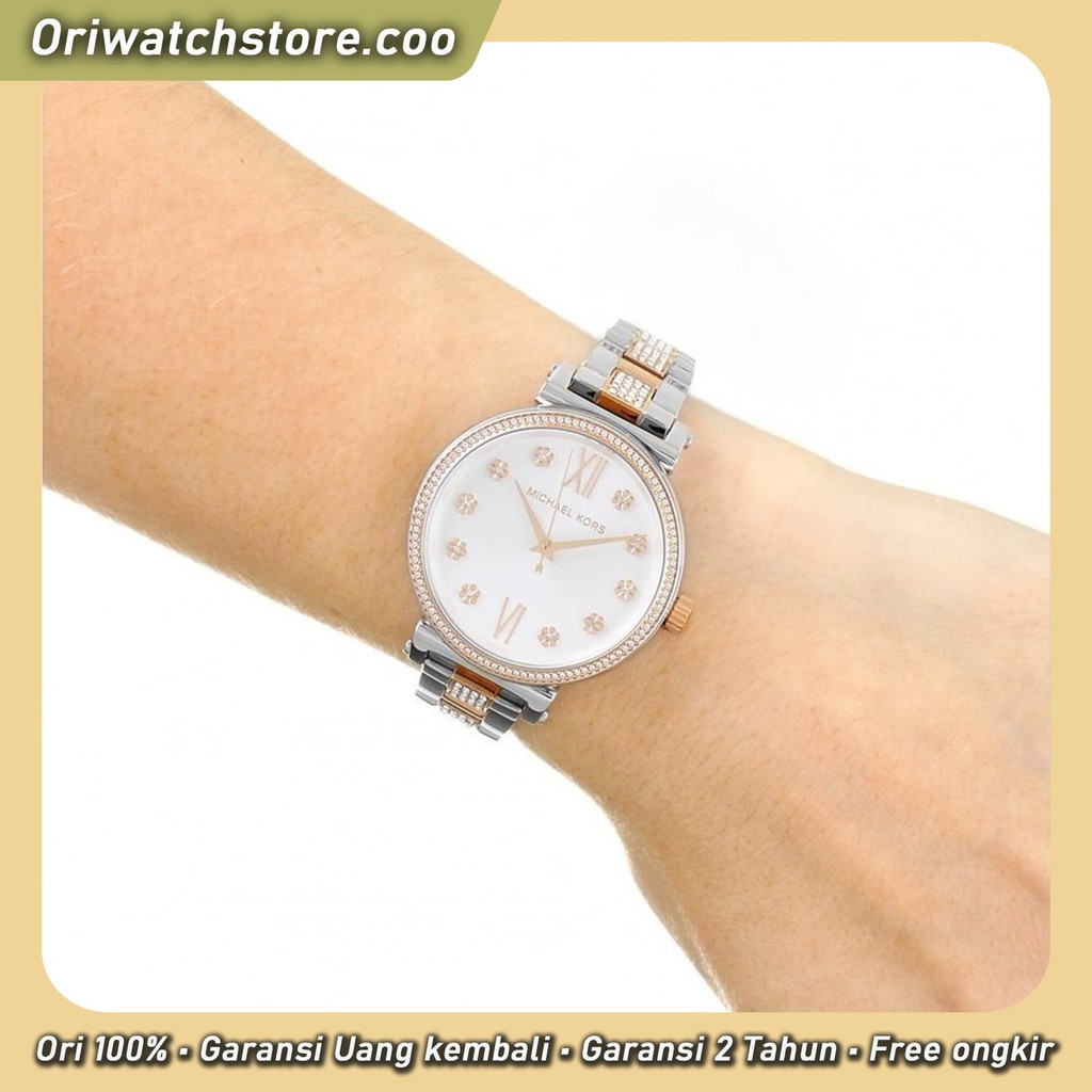 TERLARIS ORIGINAL MONEY BACK GUARANTEE JAM TANGAN CEWEK ORIGINAL JAM TANGAN MICHAEL KORS ORI MK3880