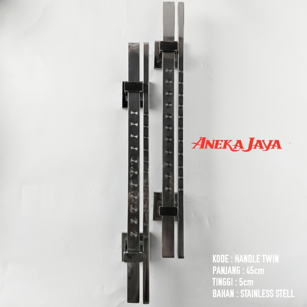 Handle Pintu Rumah tarikan pintu Minimalis bahan stainless twin panjang 45 cm